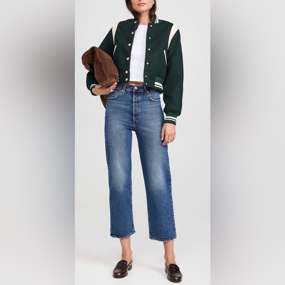 NWT Levi's Ribcage Straight Ankle Jeans in My Honor No DX - current season